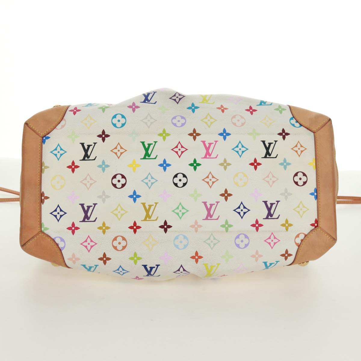 LOUIS VUITTON Monogram Multicolor Ursula Tote Bag White M40123 LV Auth 166892V