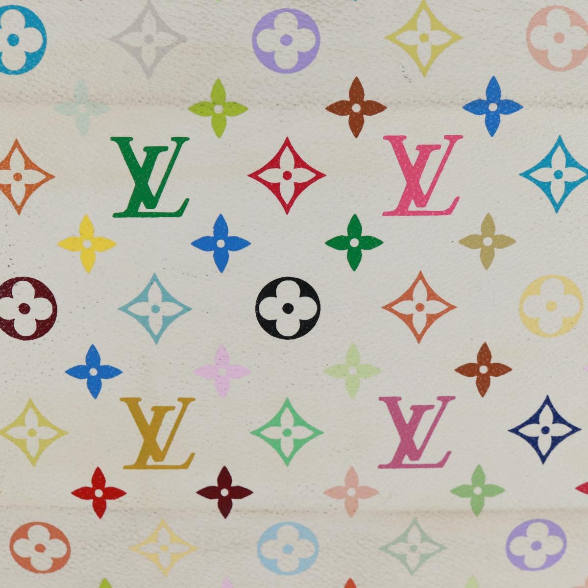 LOUIS VUITTON Monogram Multicolor Ursula Tote Bag White M40123 LV Auth 166892V