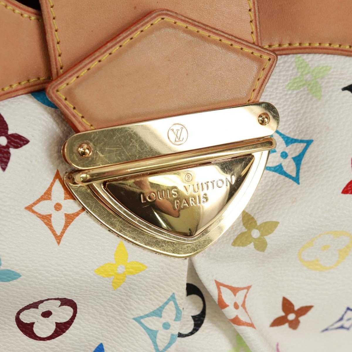 LOUIS VUITTON Monogram Multicolor Ursula Tote Bag White M40123 LV Auth 166892V