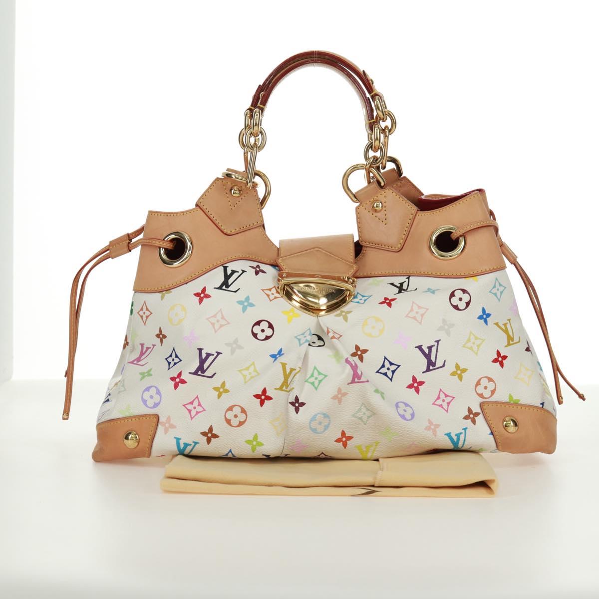 LOUIS VUITTON Monogram Multicolor Ursula Tote Bag White M40123 LV Auth 166892V