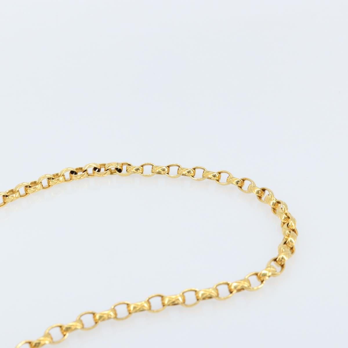 CHANEL Chain Shoulder Bag Caviar Skin Black Gold CC Auth 166896SAV