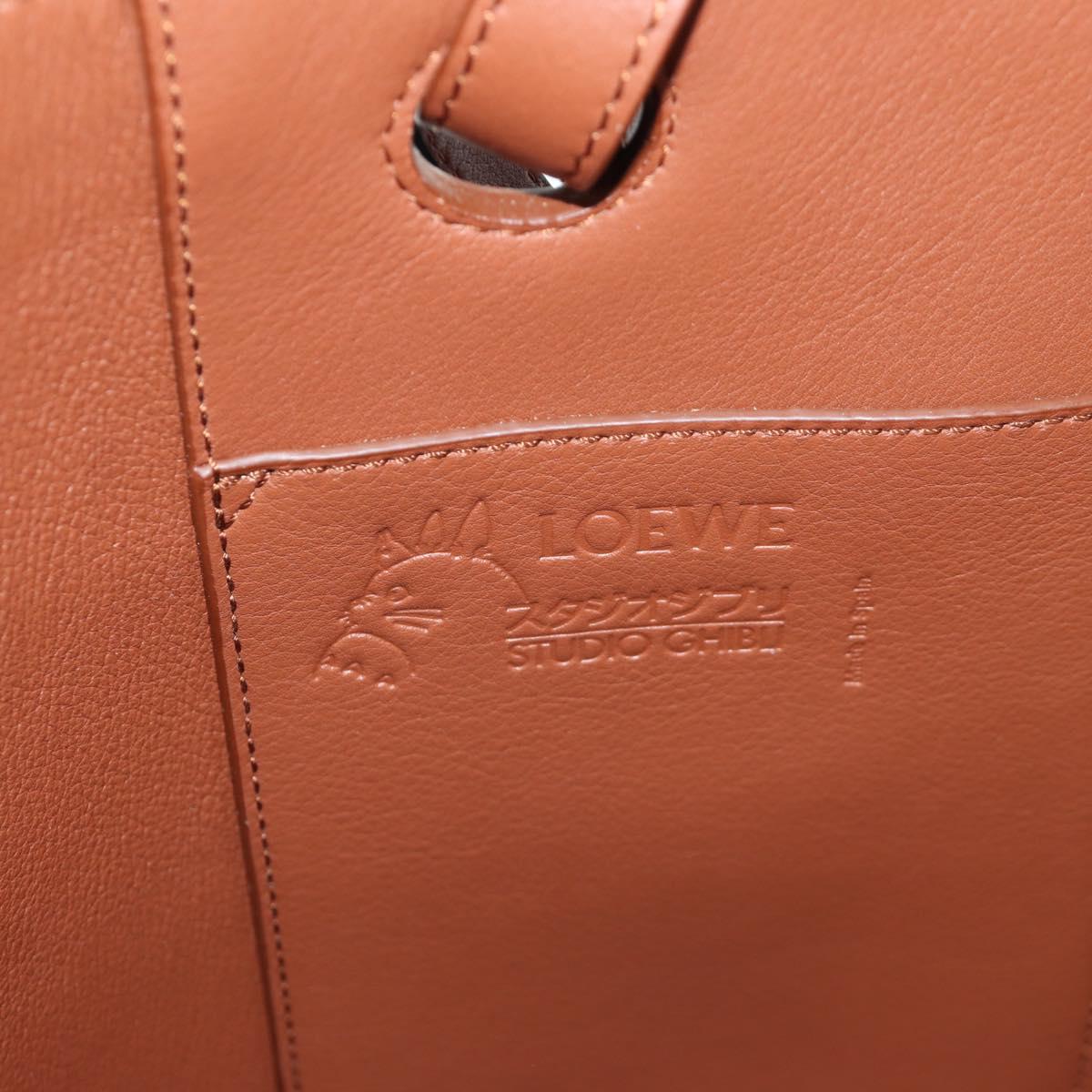 LOEWE ﾃ Studio Ghibli Howl's Moving Castle Anagram Bag Canvas Auth 166901SM