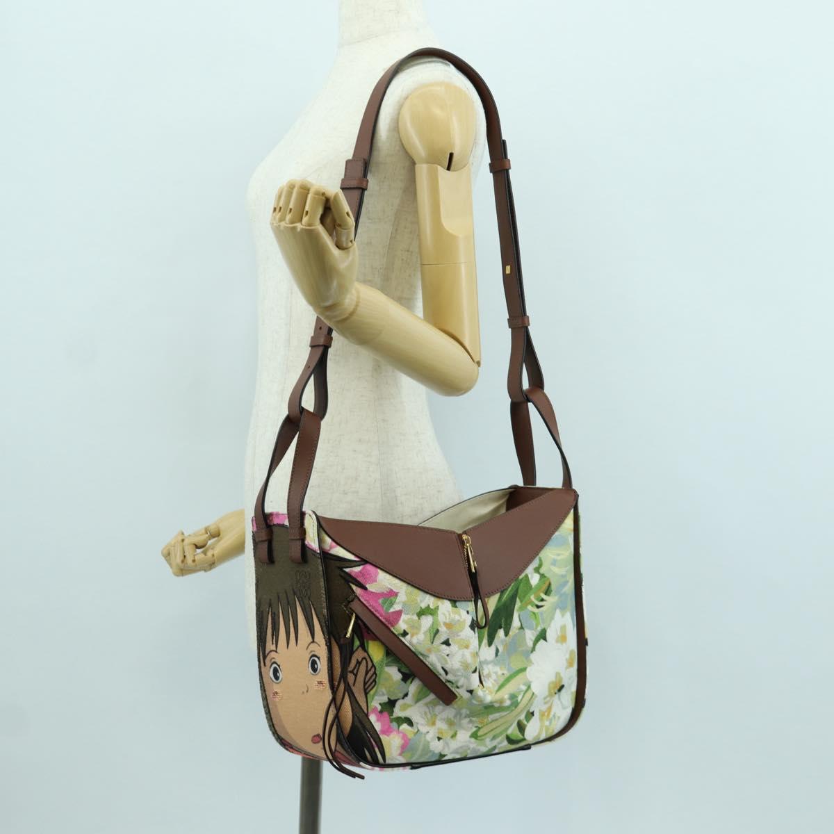 LOEWE ﾃ Studio Ghibli Hammock Small Chihiro Spirited Away Canvas Auth 166905SM