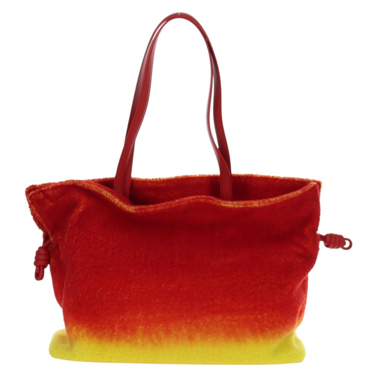 LOEWE ﾃ Ghibli Calcifer Flamenco Howl's Moving Castle Bag Shearing Auth 166906SM