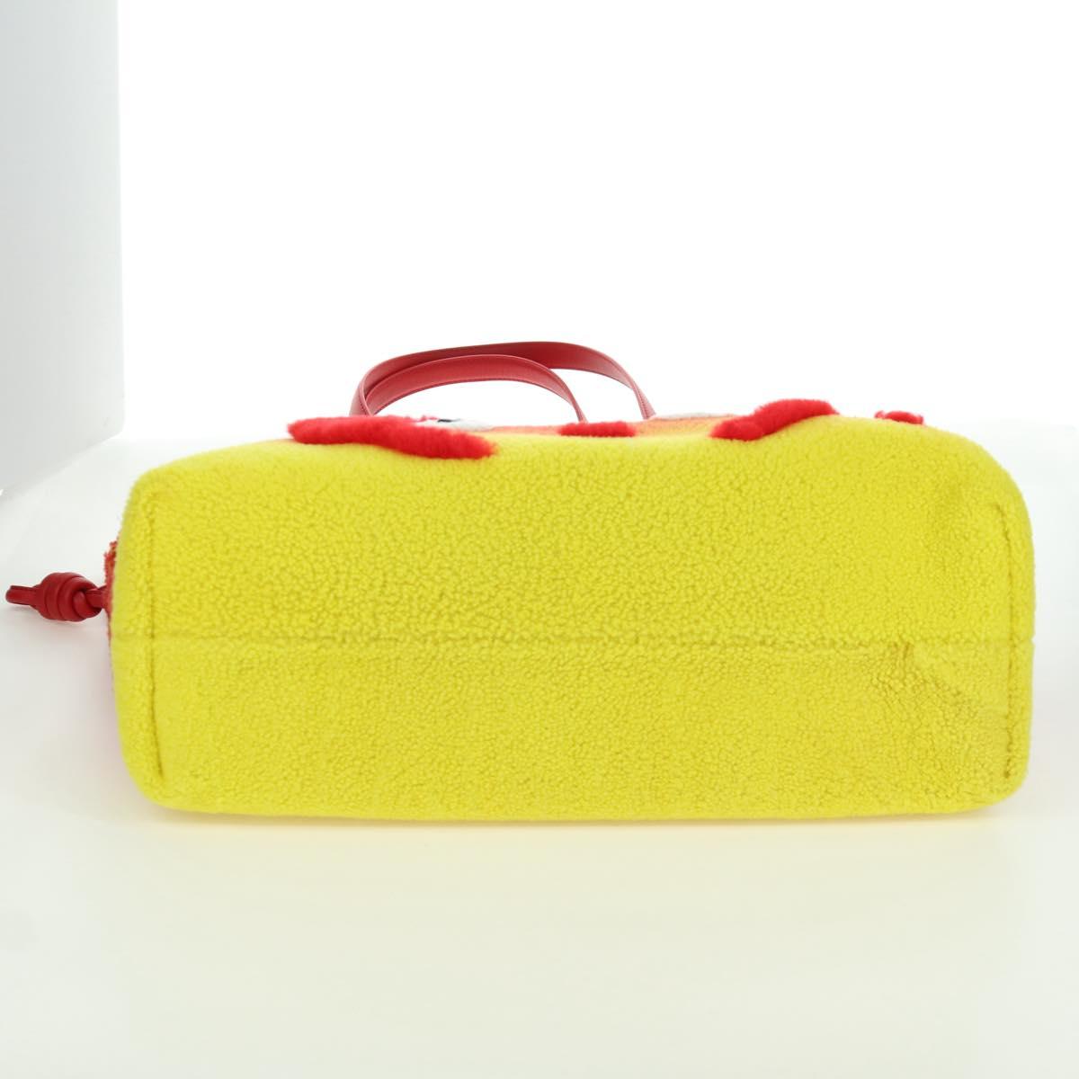 LOEWE ﾃ Ghibli Calcifer Flamenco Howl's Moving Castle Bag Shearing Auth 166906SM