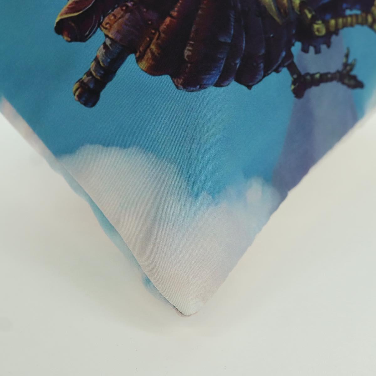 LOEWE ﾃ Studio Ghibli Howl's Moving Castle Pouch Canvas Multicolor Auth 166908SM