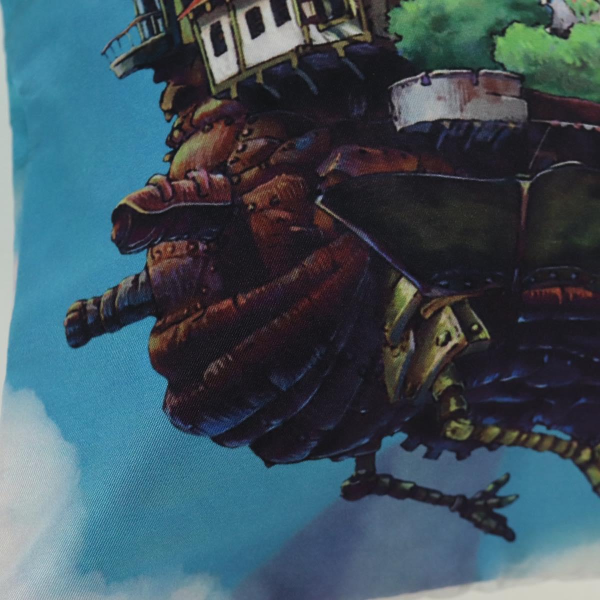 LOEWE ﾃ Studio Ghibli Howl's Moving Castle Pouch Canvas Multicolor Auth 166908SM