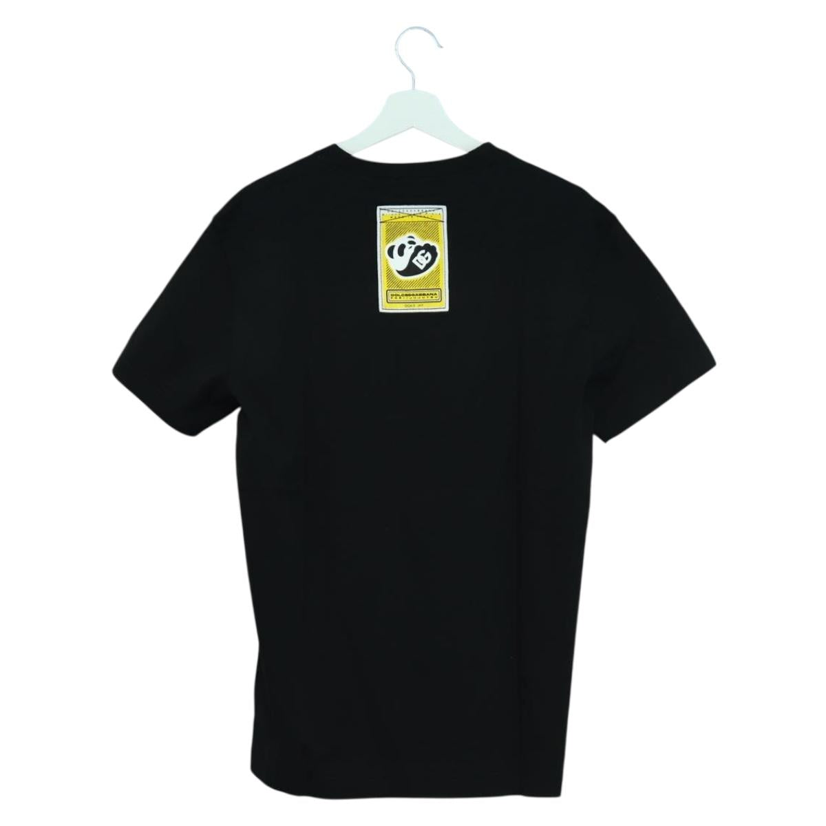 DOLCE&GABBANA D&G x Jujutsu Kaisen Panda T Shirt Cotton 48 Black Auth 166917M