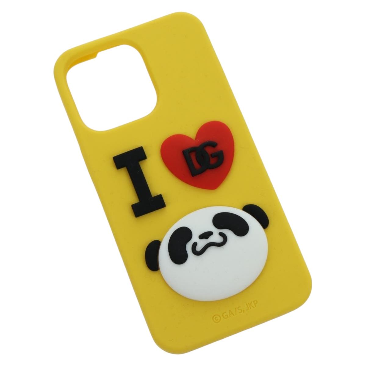 DOLCE&GABBANA D&G x Jujutsu Kaisen Panda iPhone 13 Pro Case Yellow Auth 166921SM