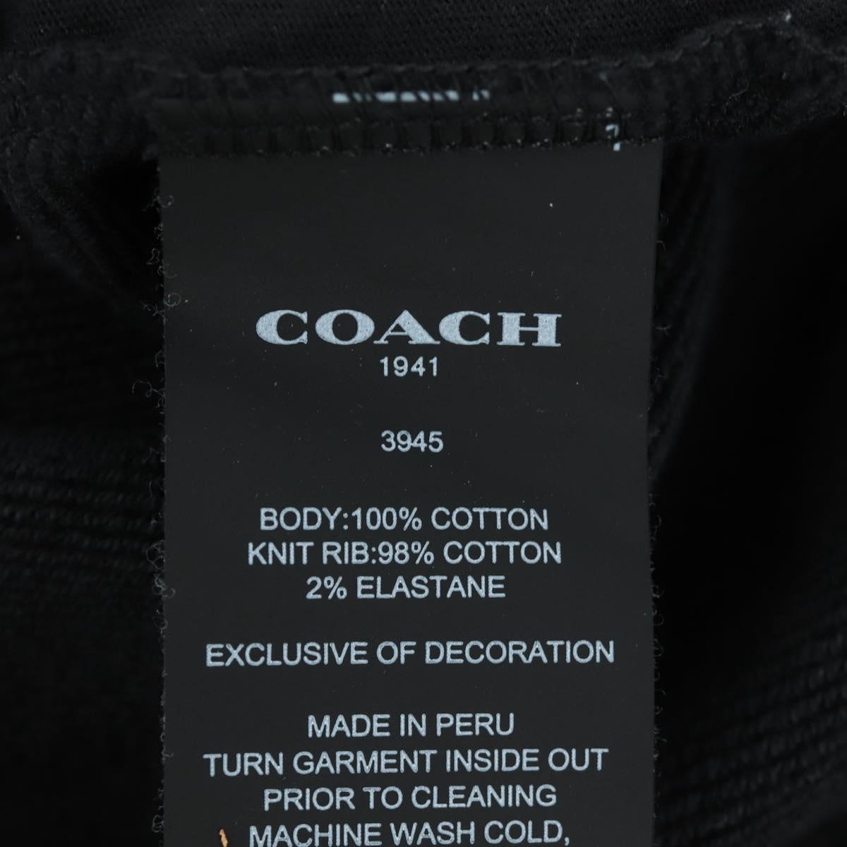 Coach COACH x Disney Mickey Mouse Hoodie Cotton Black Auth 166933M
