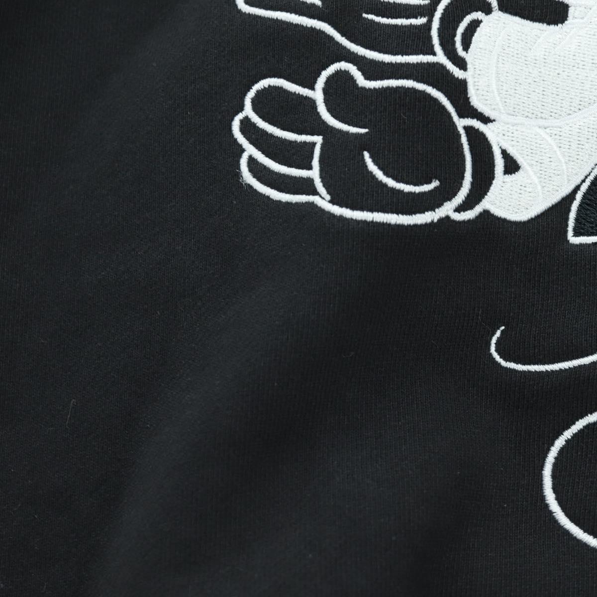 Coach COACH x Disney Mickey Mouse Hoodie Cotton Black Auth 166933M