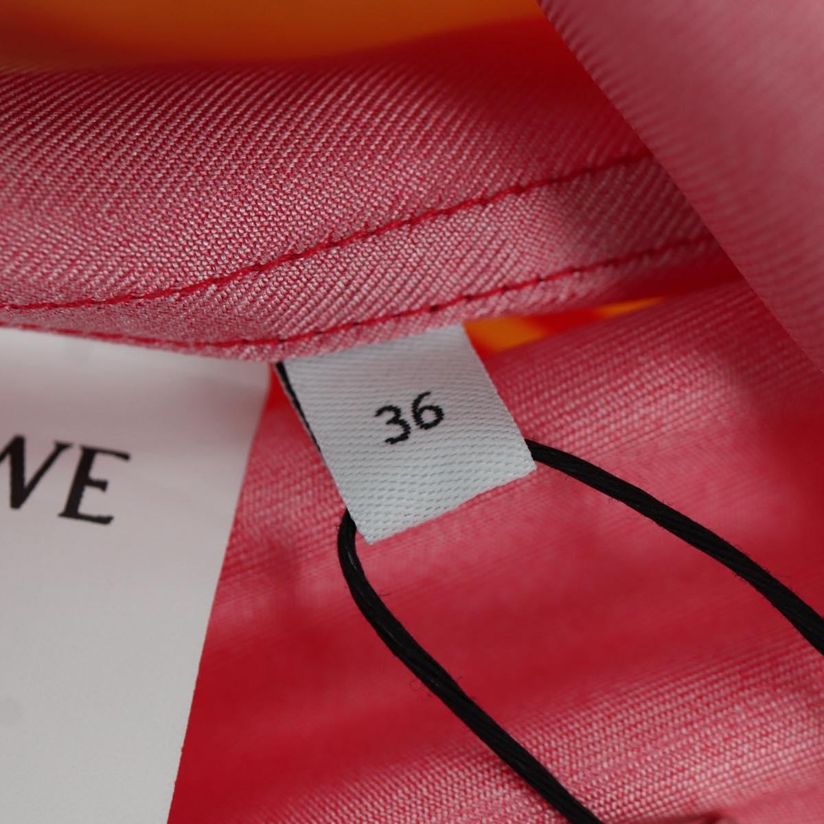 LOEWE ﾃ Studio Ghibli Polo Shirt Howl's Moving Castle Silk Red Auth 166935SM