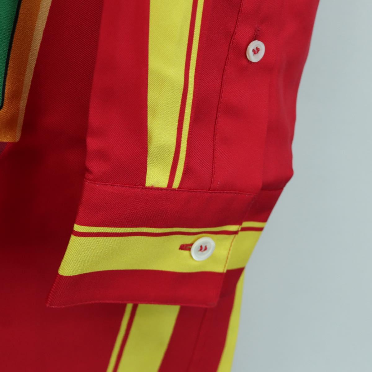 LOEWE ﾃ Studio Ghibli Polo Shirt Howl's Moving Castle Silk Red Auth 166935SM