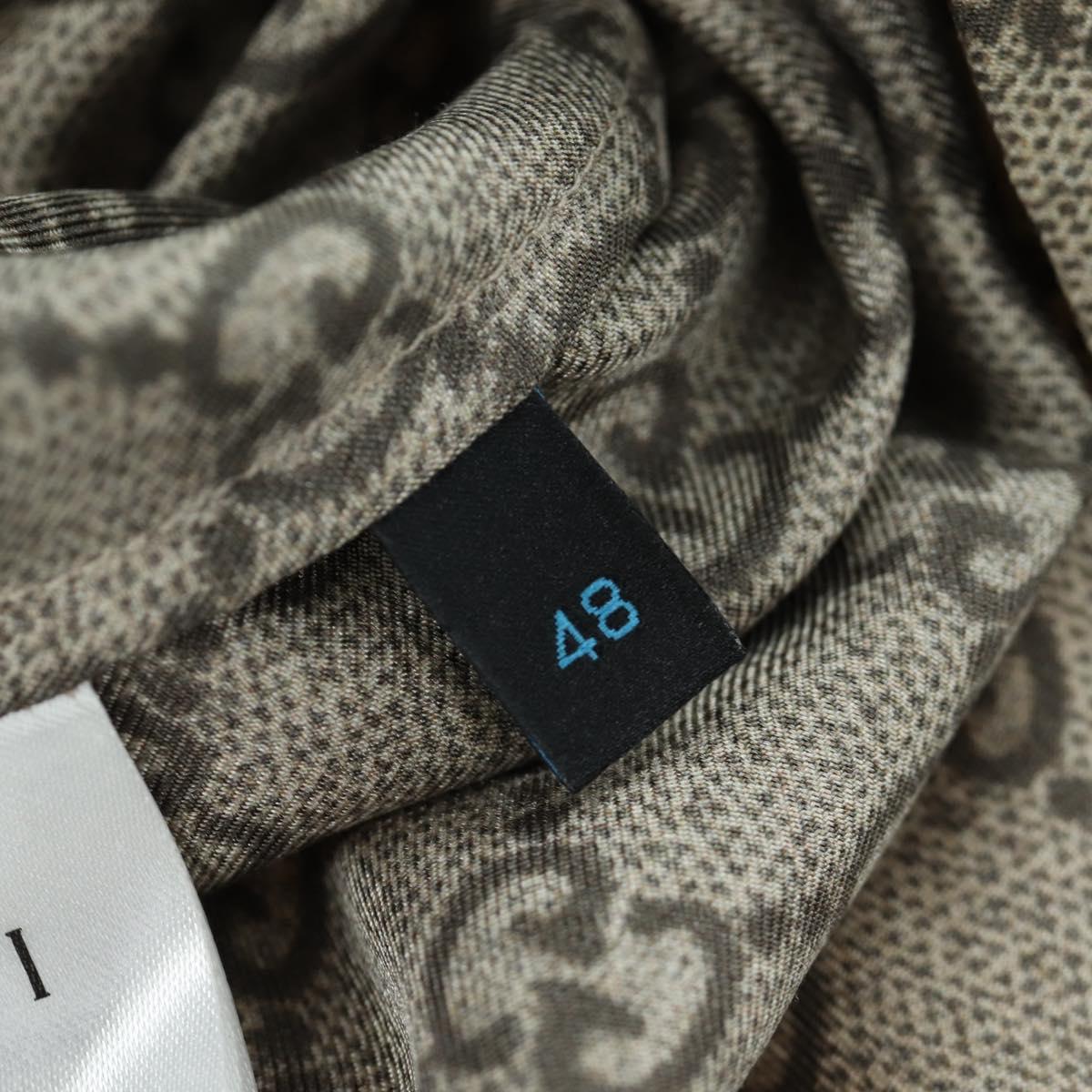 GUCCI GUCCI x Disney GG Donald Shirt Silk Beige Auth 166940SM