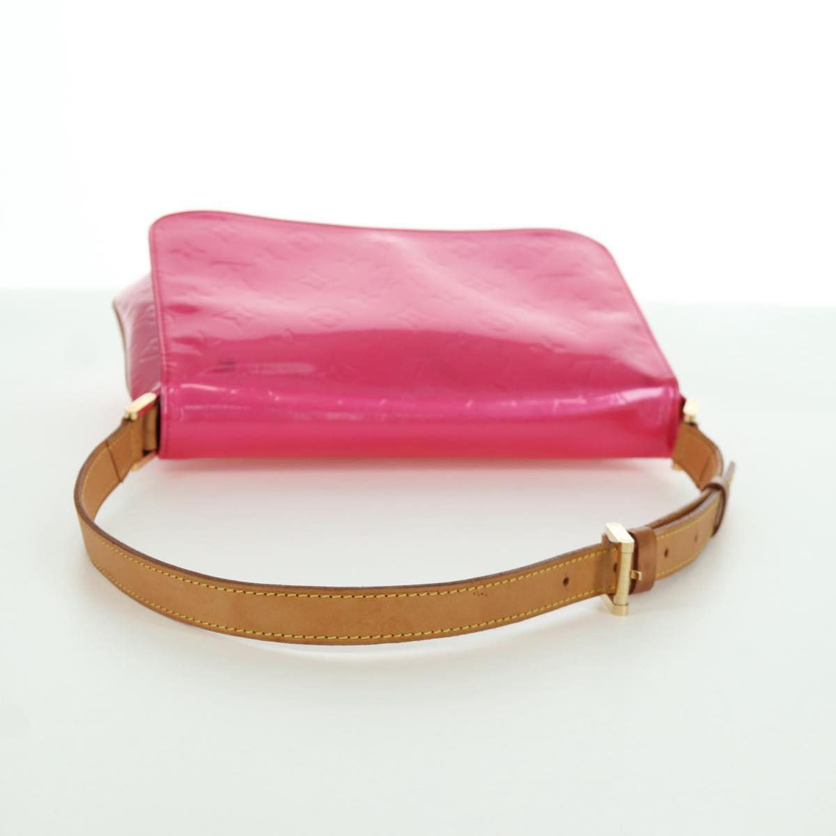 LOUIS VUITTON Vernis Thompson Street Bag Fuchsia Pink M91215 LV Auth 166943A