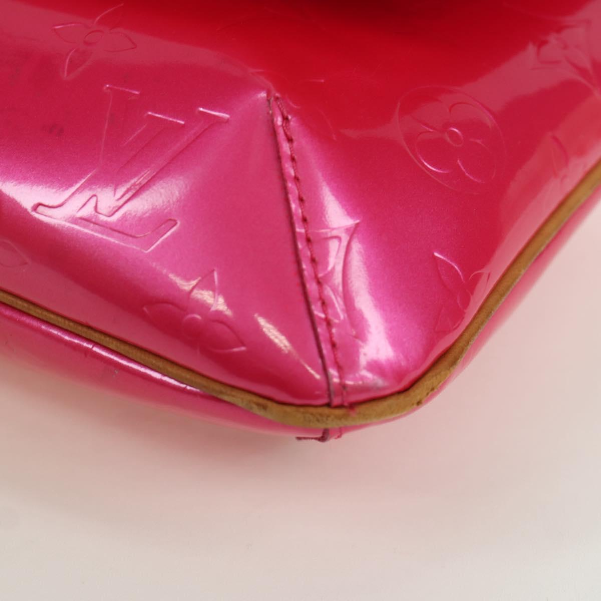 LOUIS VUITTON Vernis Thompson Street Bag Fuchsia Pink M91215 LV Auth 166943A