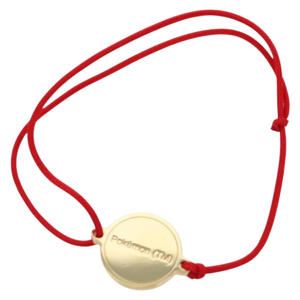 FENDI FENDI x FRGMT x POKﾃ窺ON Bracelet metal Gold Tone Auth 166945SM
