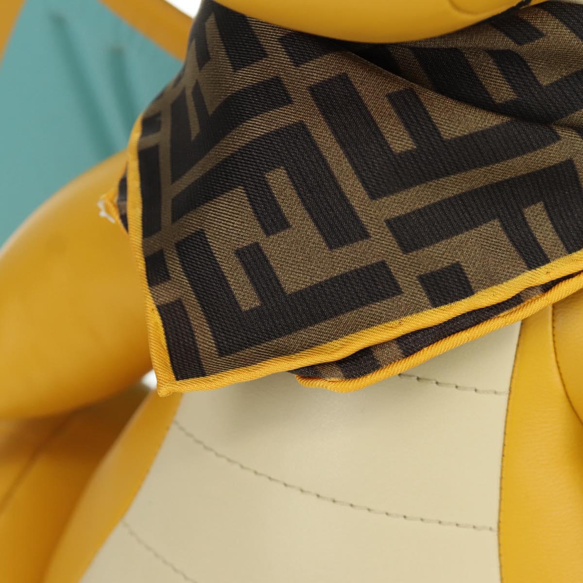 FENDI FENDI x FRGMT x POKﾃ窺ON Dragonite Stuffed Leather Yellow Auth 166957SM