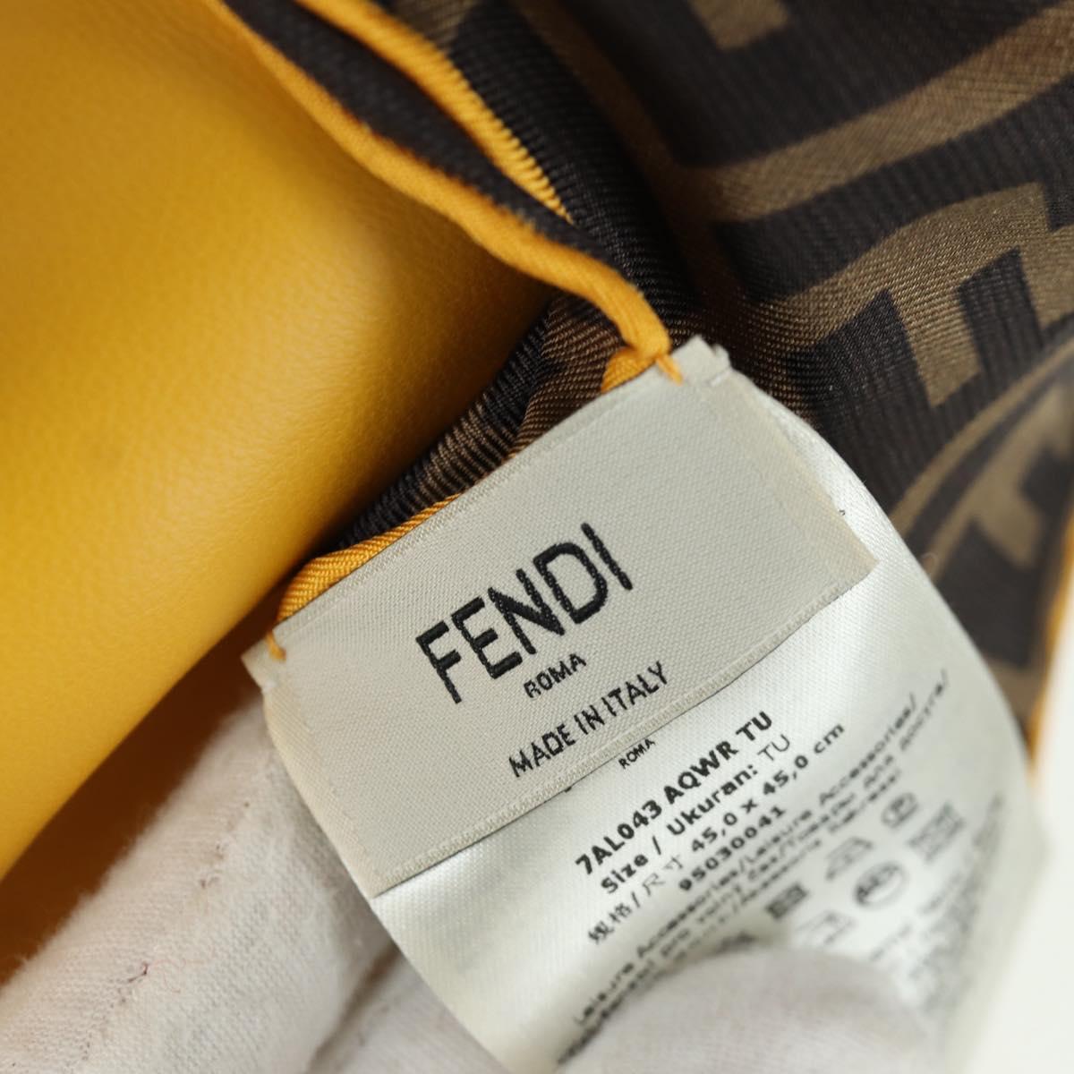 FENDI FENDI x FRGMT x POKﾃ窺ON Dragonite Stuffed Leather Yellow Auth 166958SM