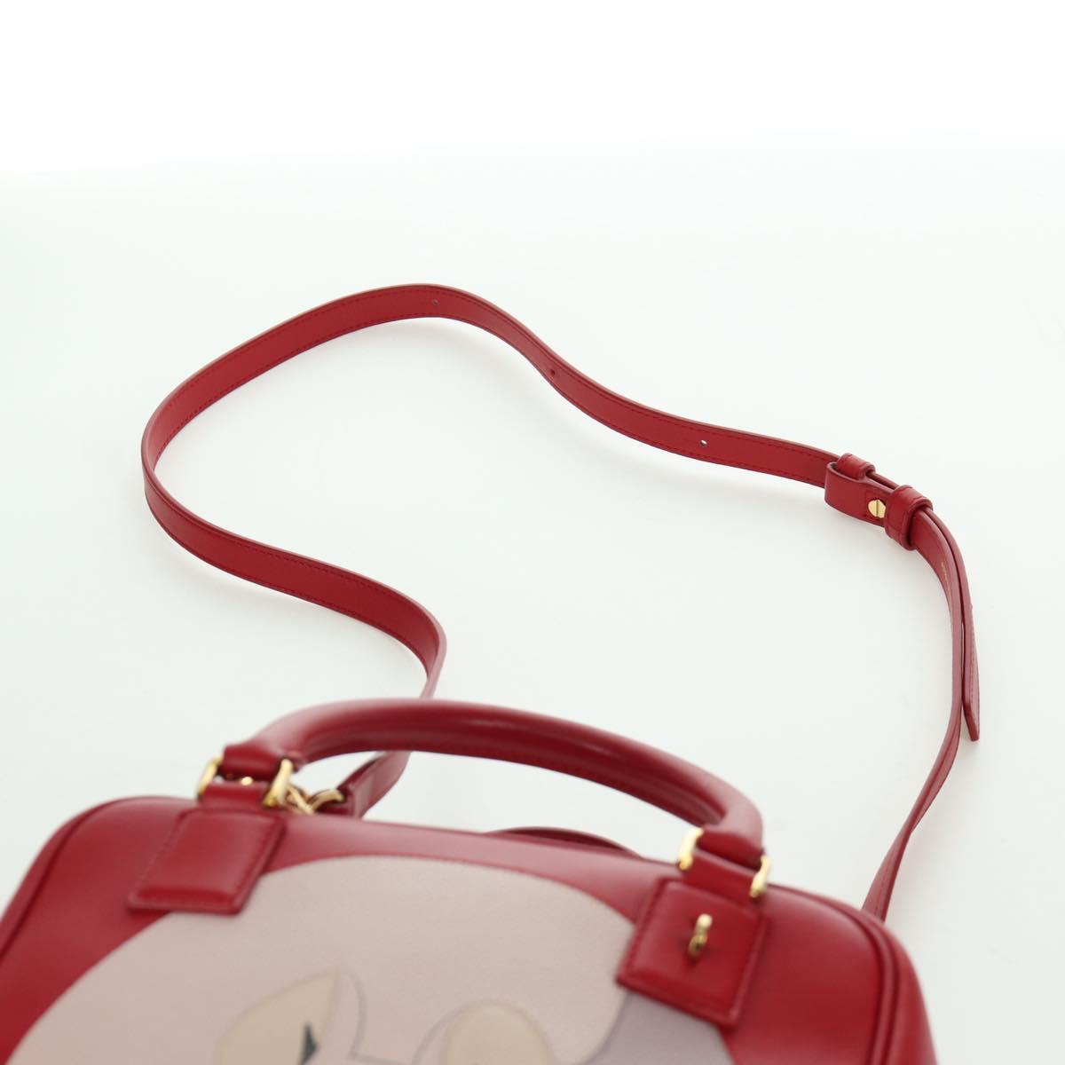 LOEWE ﾃ Studio Ghibli Spirited Away Amazona 21 Bag Leather Red Auth 166973SM