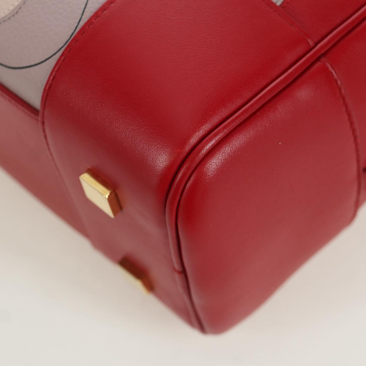 LOEWE ﾃ Studio Ghibli Spirited Away Amazona 21 Bag Leather Red Auth 166973SM
