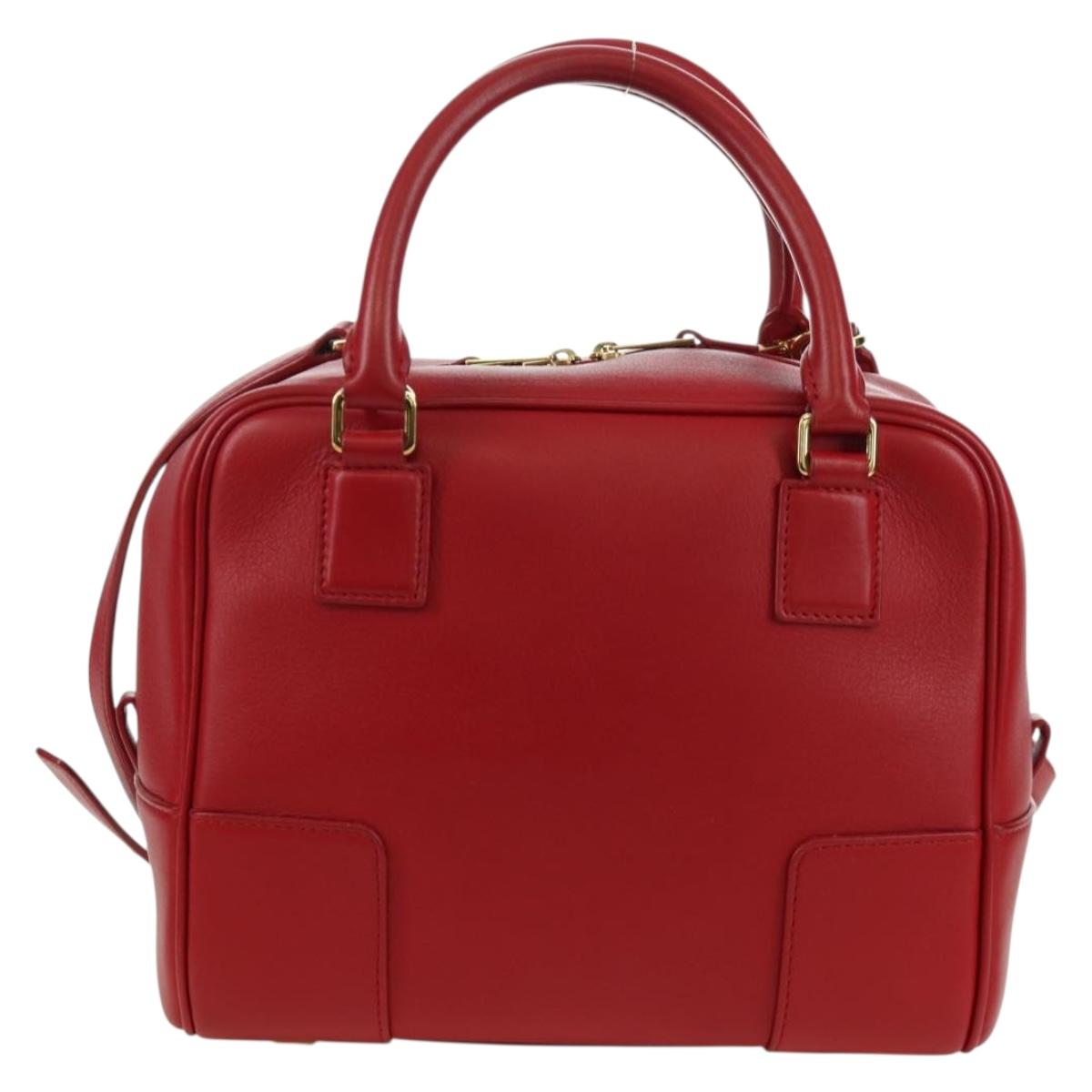 LOEWE ﾃ Studio Ghibli Spirited Away Amazona 21 Bag Leather Red Auth 166973SM