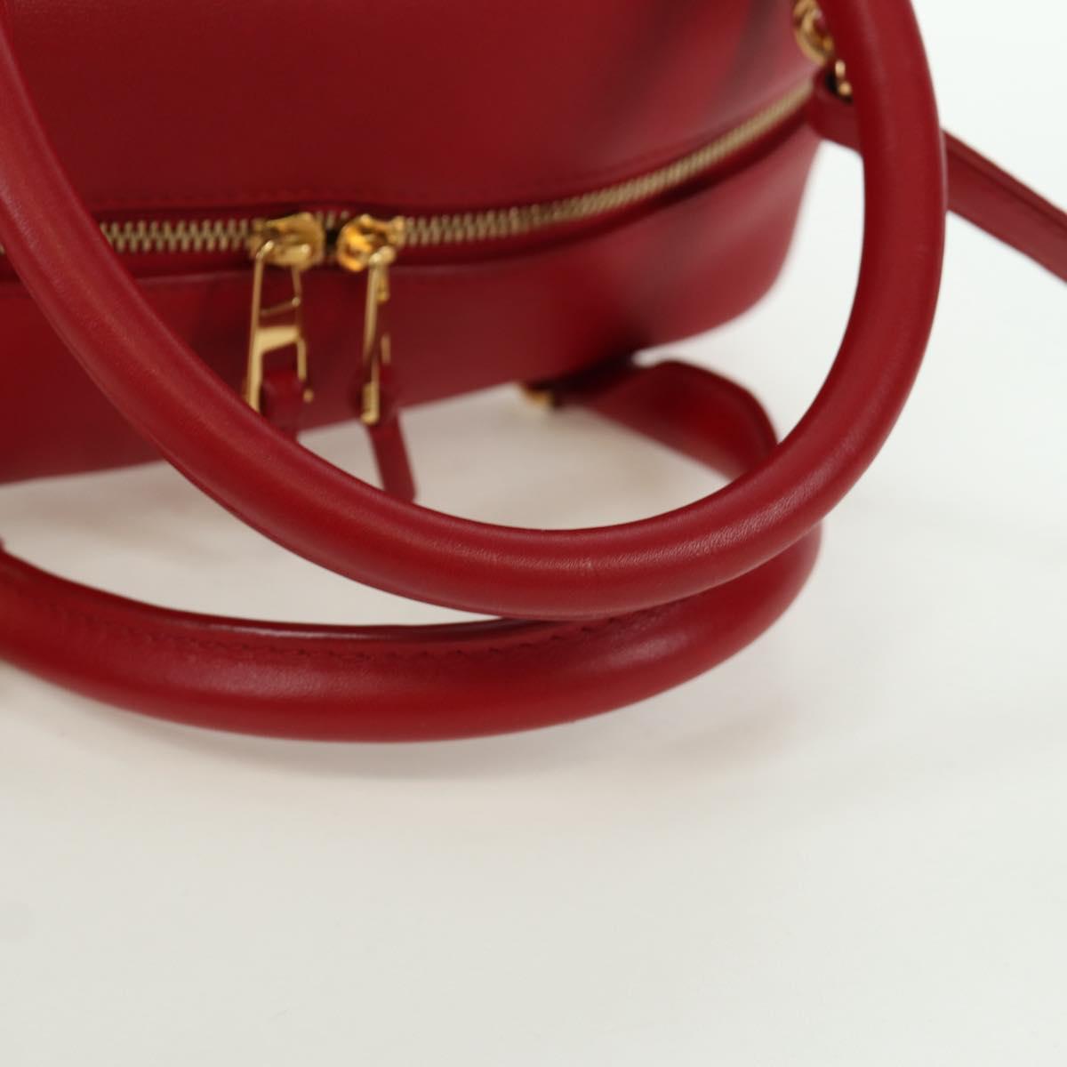 LOEWE ﾃ Studio Ghibli Spirited Away Amazona 21 Bag Leather Red Auth 166973SM