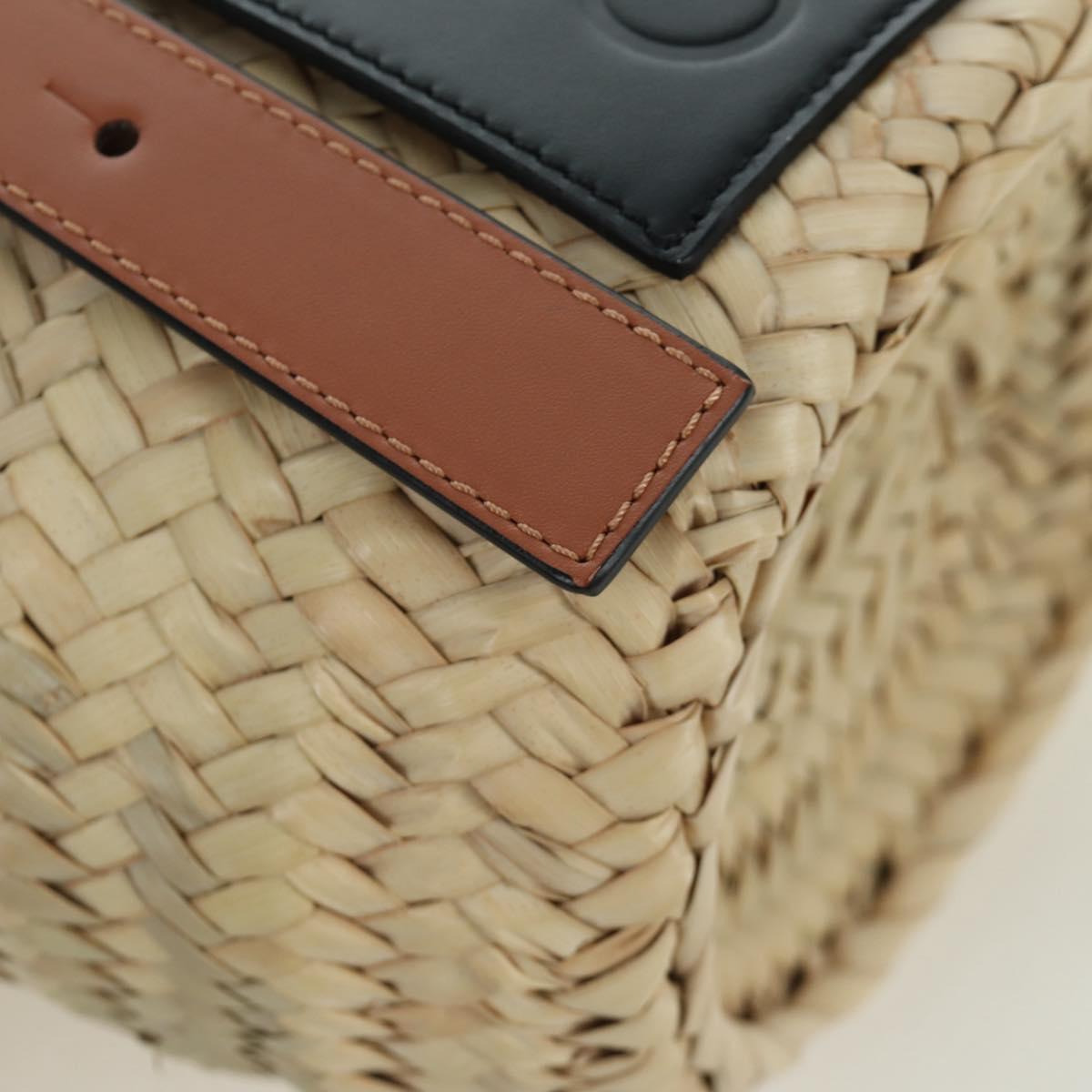 LOEWE ﾃ Studio Ghibli My Neighbor Totoro Pitch Black Bag Raffia Auth 166974SM
