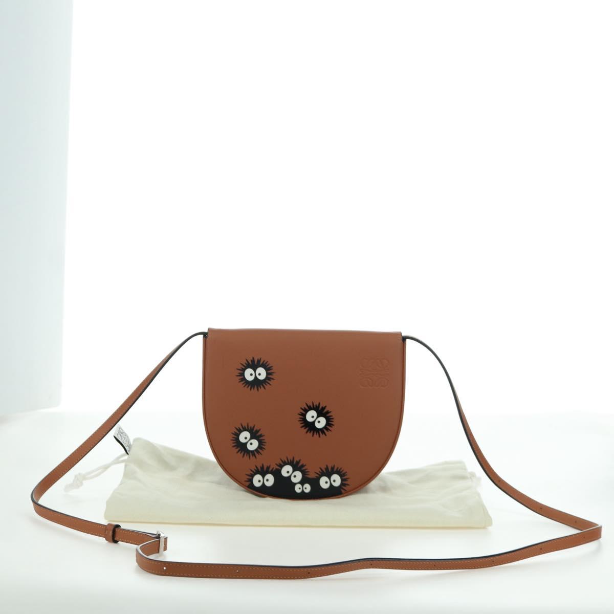 LOEWE × Studio Ghibli My Neighbor Totoro Heel Bag Makkuro Kurosuke Auth 166979SM