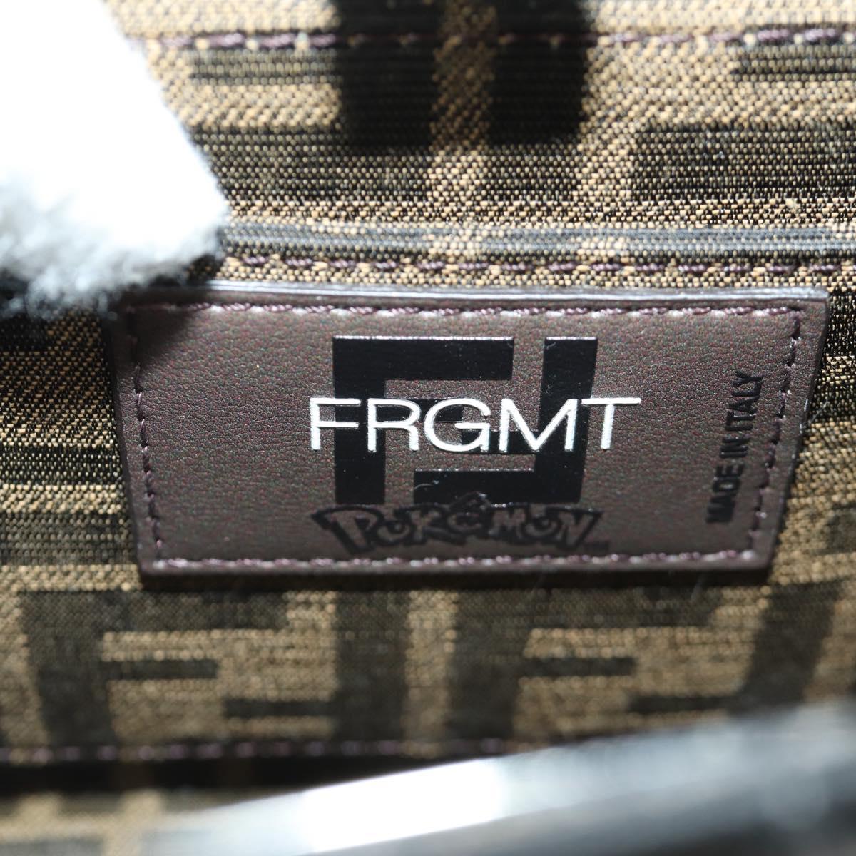 FENDI x FRGMT x POKﾃ窺ON Zucca Peek A Boo Dratini Bag 2way Blue Auth 166984SM