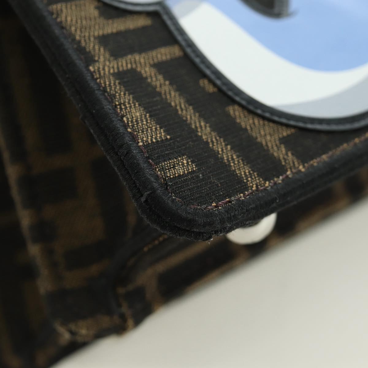 FENDI x FRGMT x POKﾃ窺ON Zucca Peek A Boo Dratini Bag 2way Blue Auth 166984SM