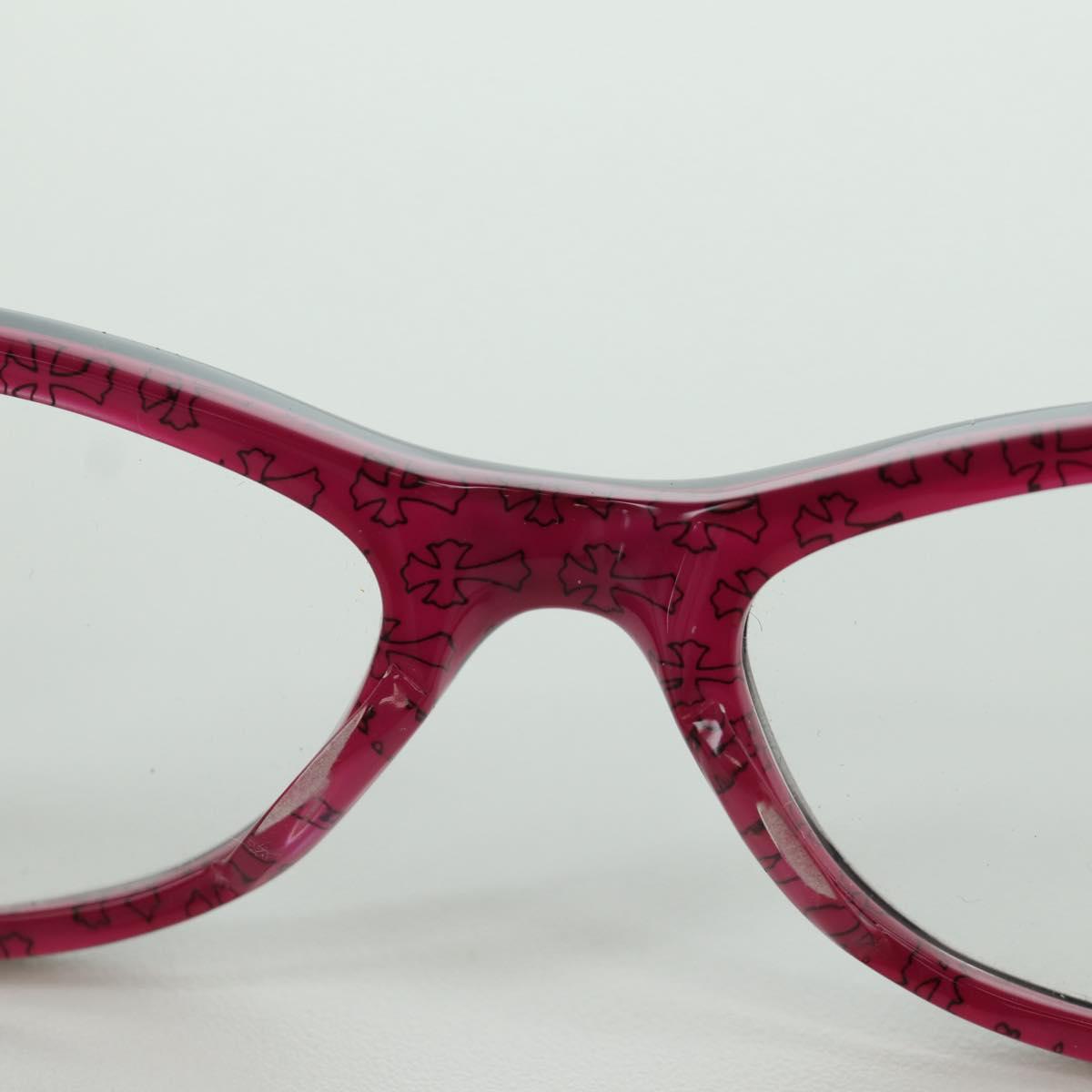 Chrome Hearts Glasses plastic Pink Black Auth 166985SM