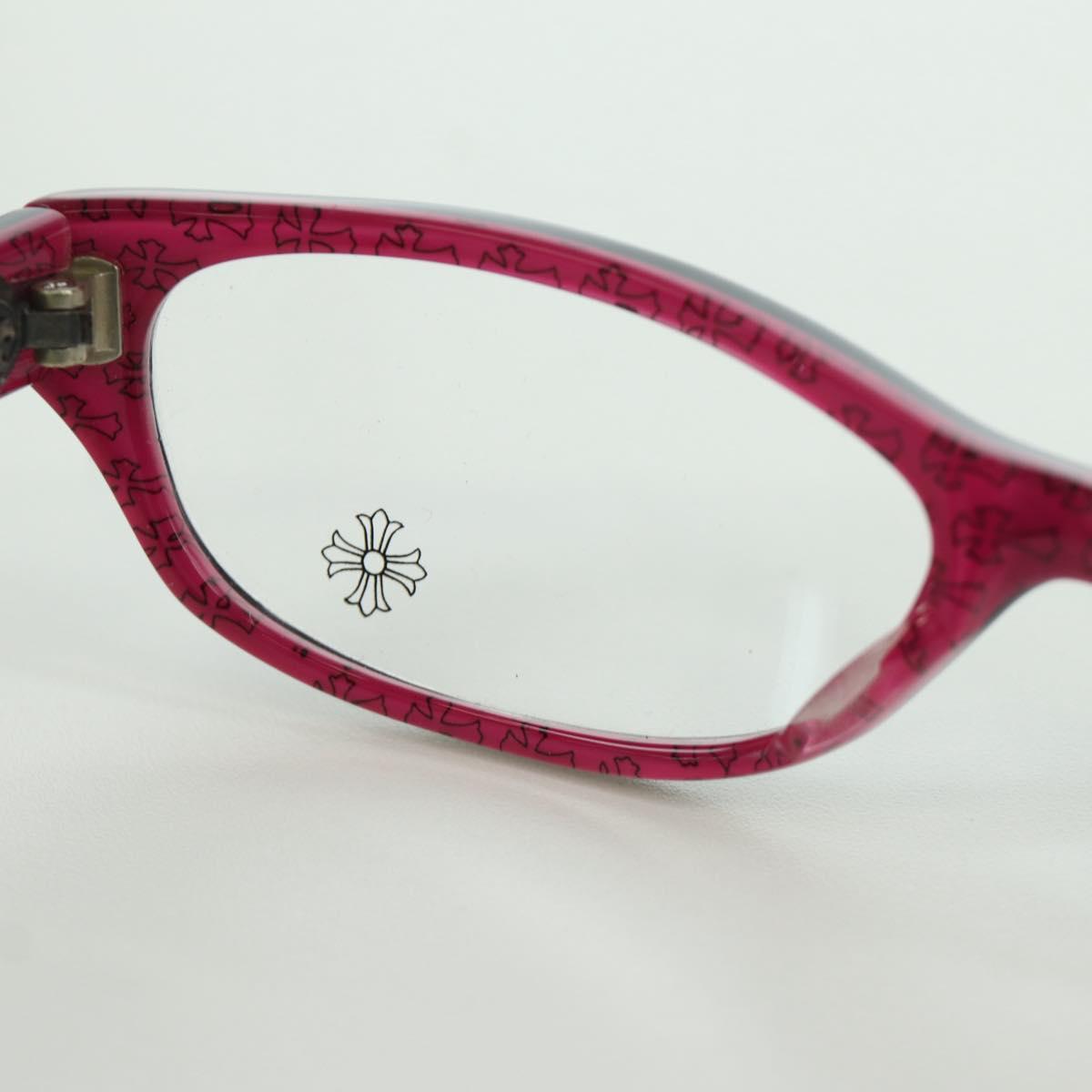 Chrome Hearts Glasses plastic Pink Black Auth 166985SM