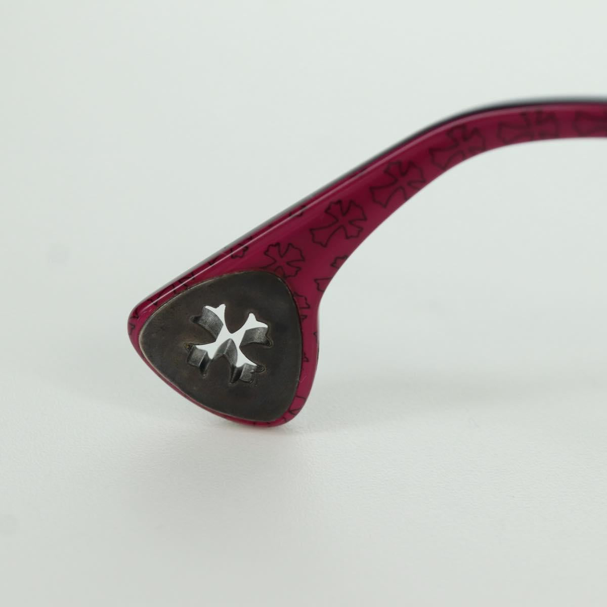 Chrome Hearts Glasses plastic Pink Black Auth 166985SM