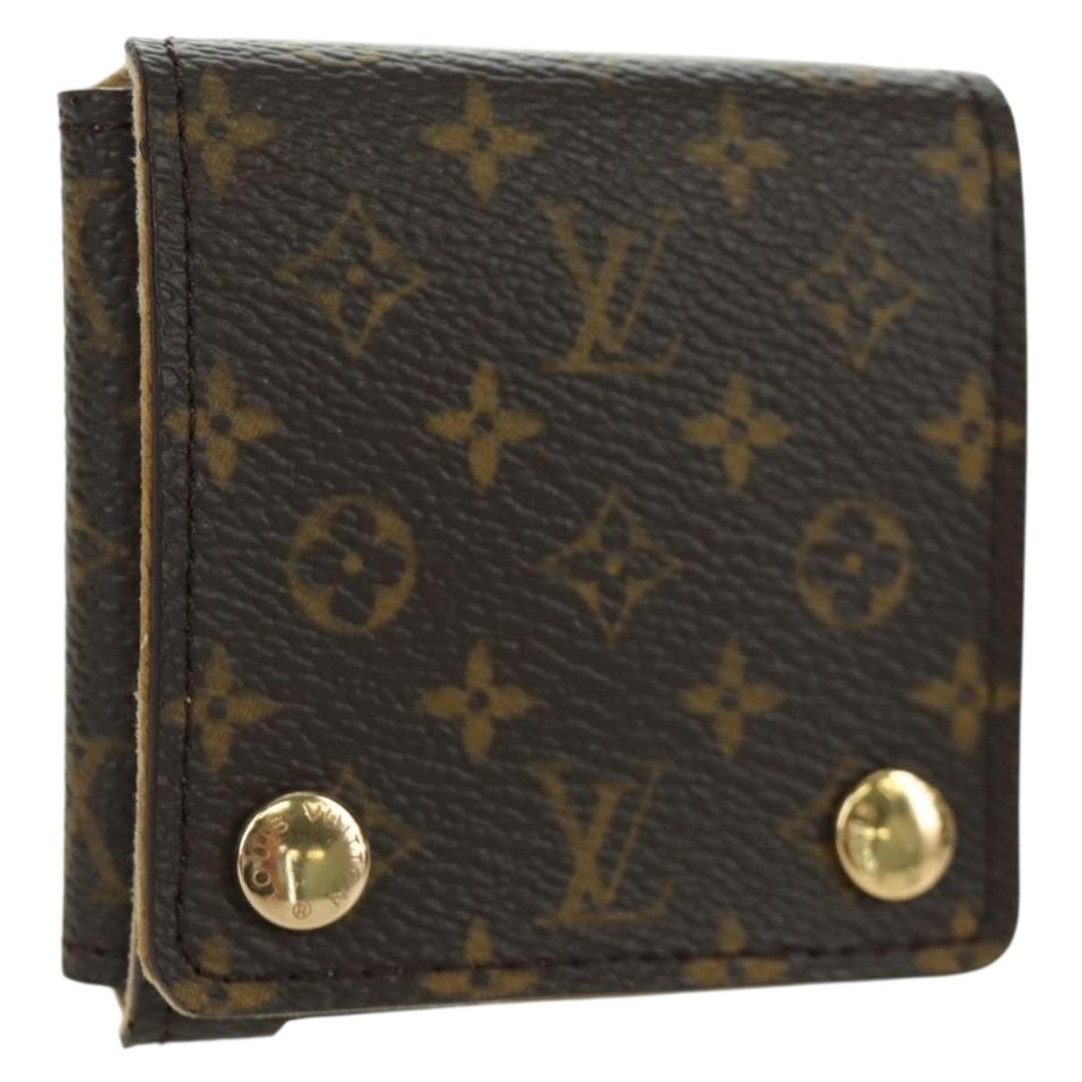 LOUIS VUITTON Monogram Jewelry case Jewelry Box LV Auth 166989M