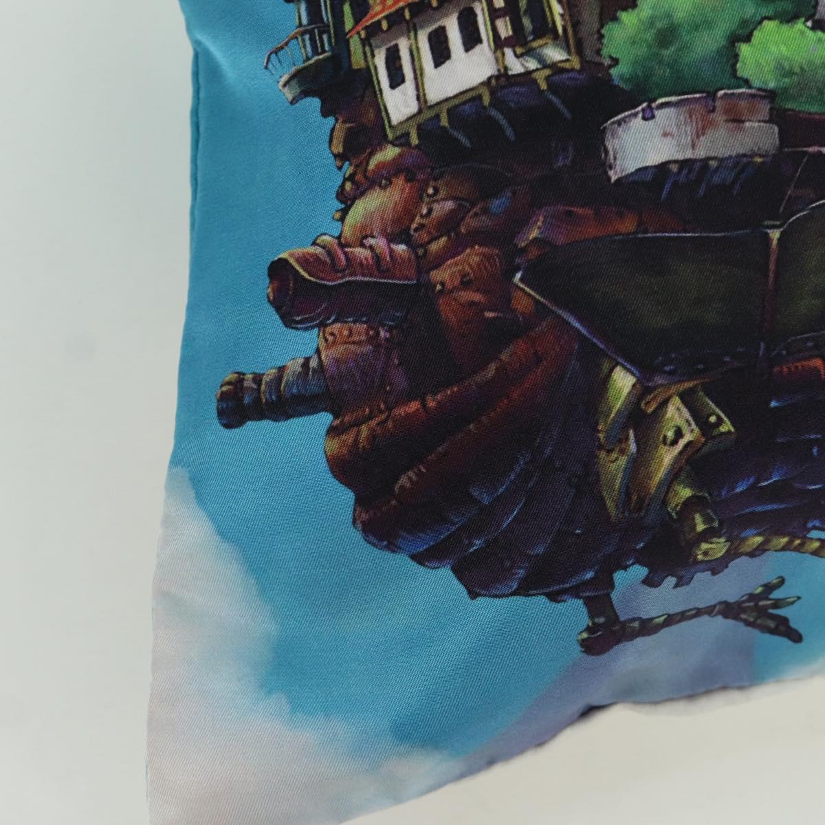 LOEWE ﾃ Studio Ghibli Howl's Moving Castle Pouch Canvas Multicolor Auth 166999SM