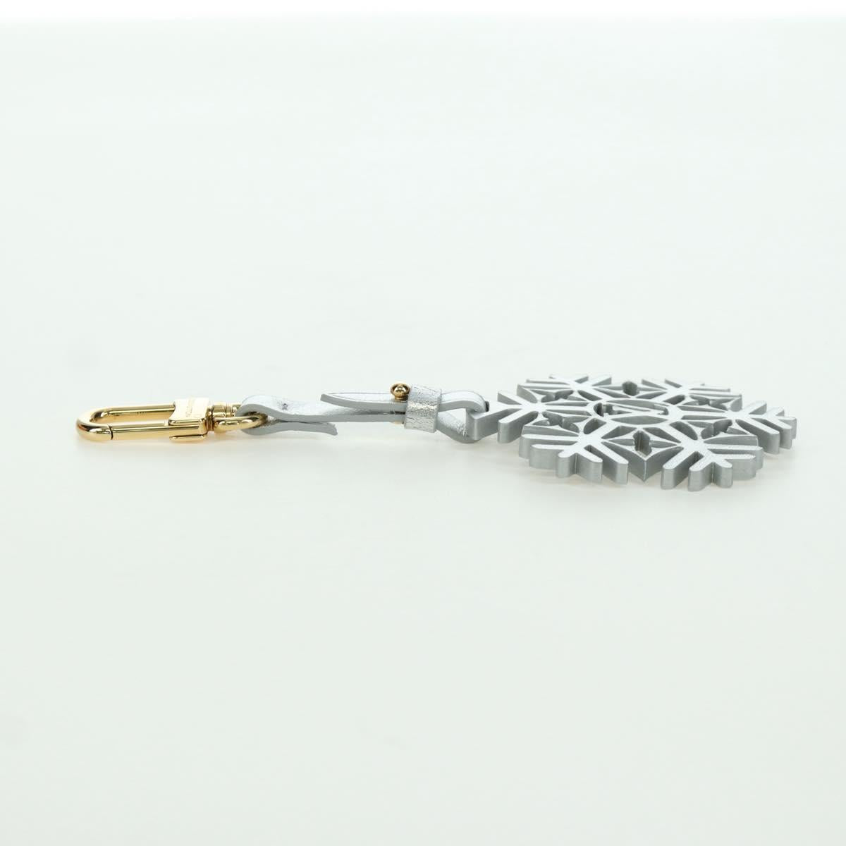 LOUIS VUITTON Snowflake Charm metal Silver M79293 LV Auth 167000SAM