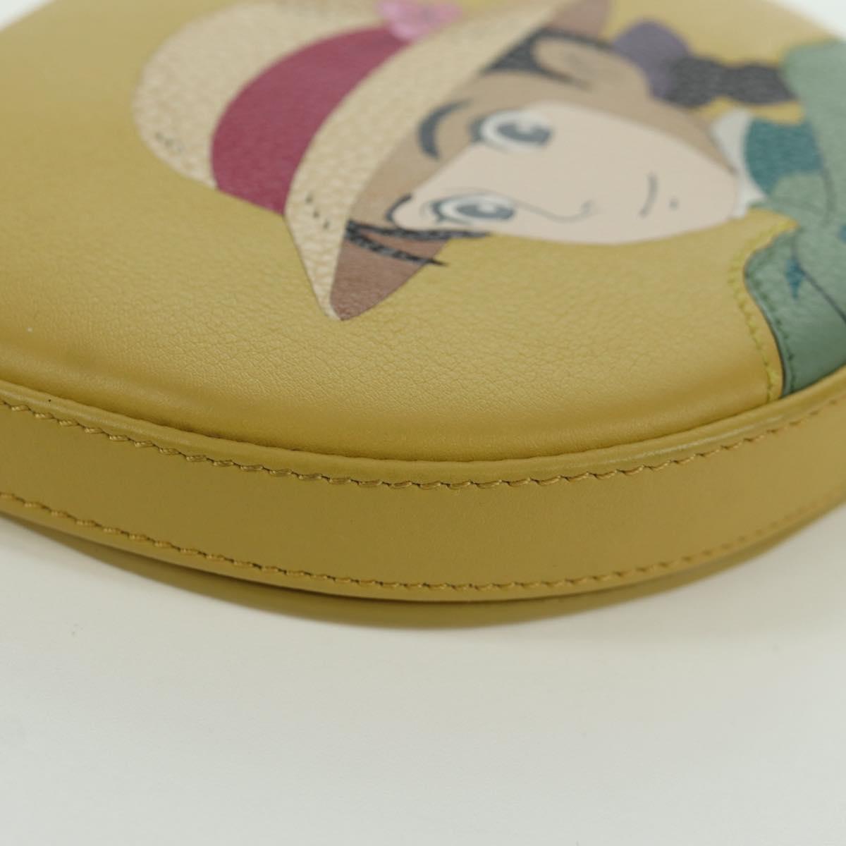 LOEWE ﾃ Studio Ghibli Howl's Moving Castle Heel Sophie Leather Auth 167002SM