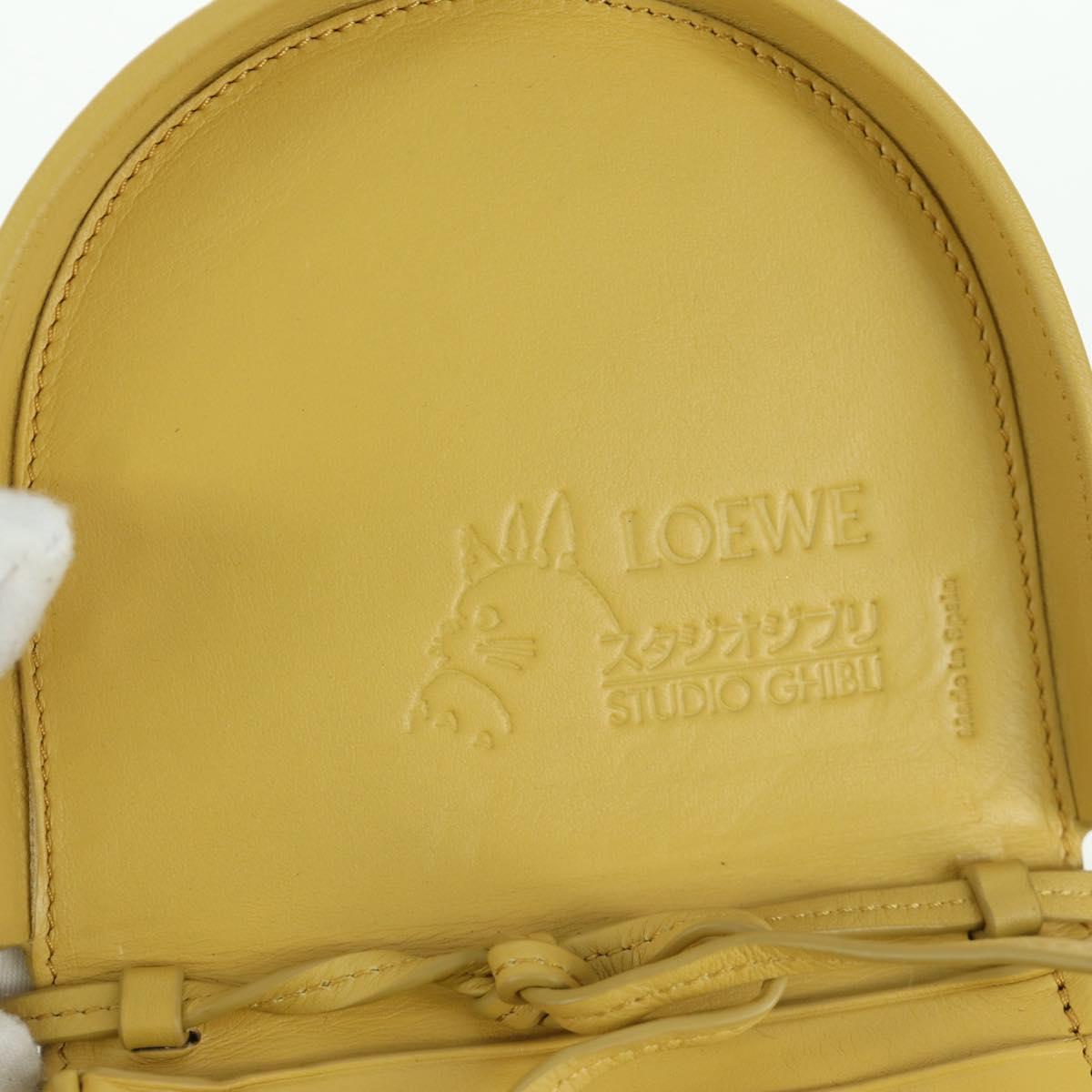 LOEWE ﾃ Studio Ghibli Howl's Moving Castle Heel Sophie Leather Auth 167002SM