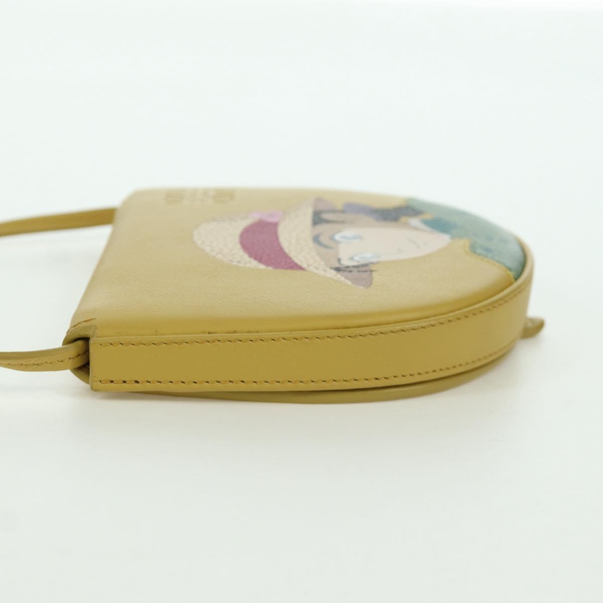 LOEWE ﾃ Studio Ghibli Howl's Moving Castle Heel Sophie Leather Auth 167002SM