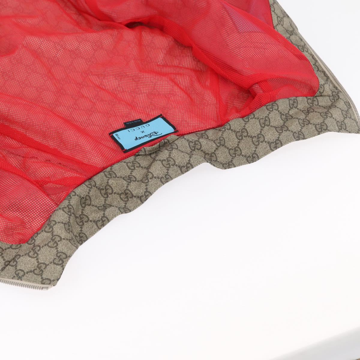 GUCCI GG Supreme Donald Duck Blouson PVC Beige Auth 167030SM