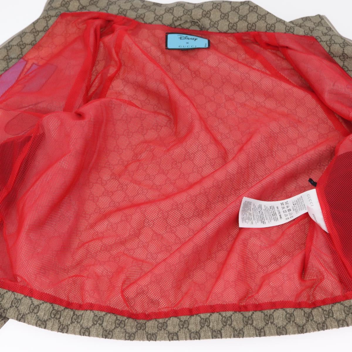 GUCCI GG Supreme Donald Duck Blouson PVC Beige Auth 167030SM