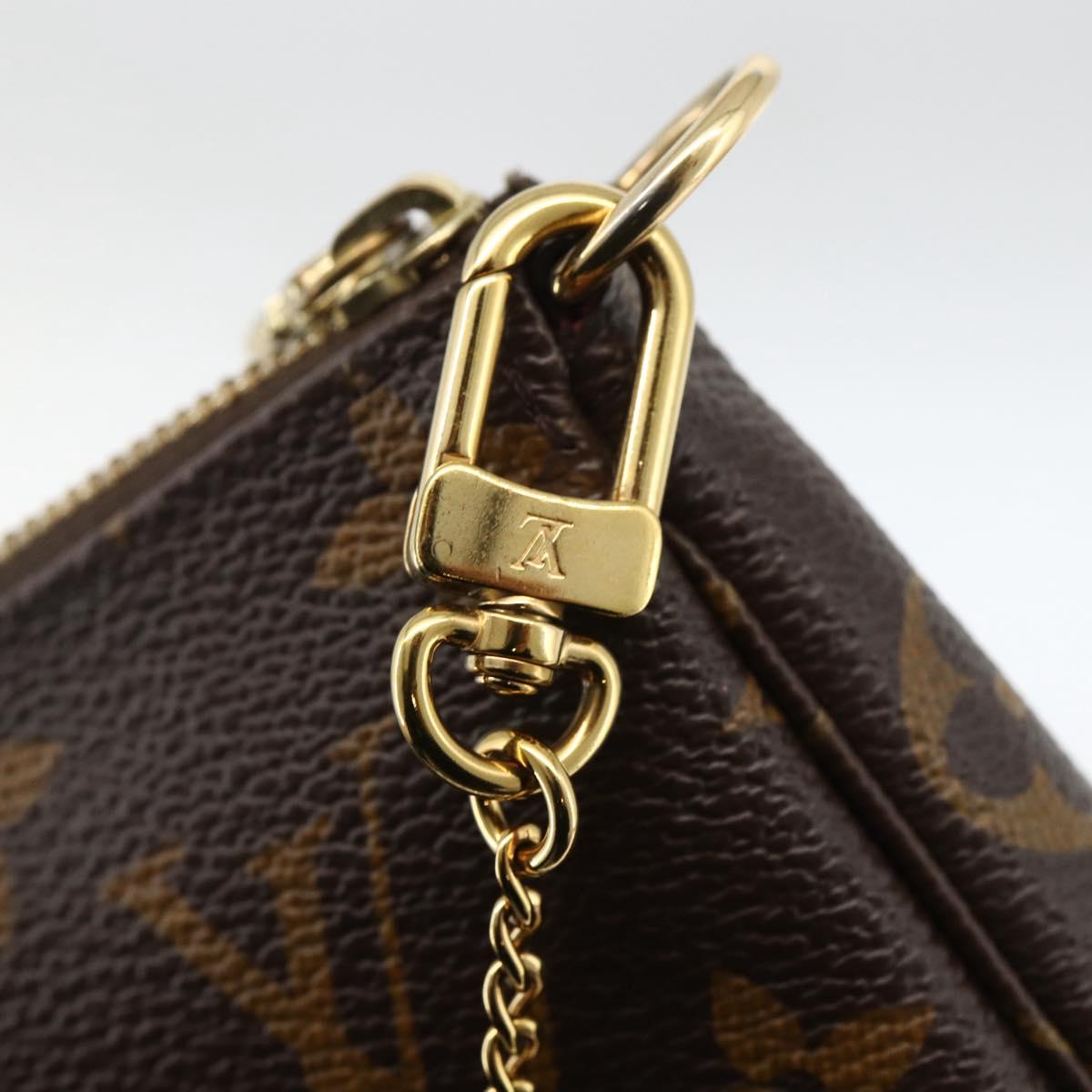 LOUIS VUITTON Monogram Vivienne Mini Pochette Accessoires M80863 Auth 167032SM