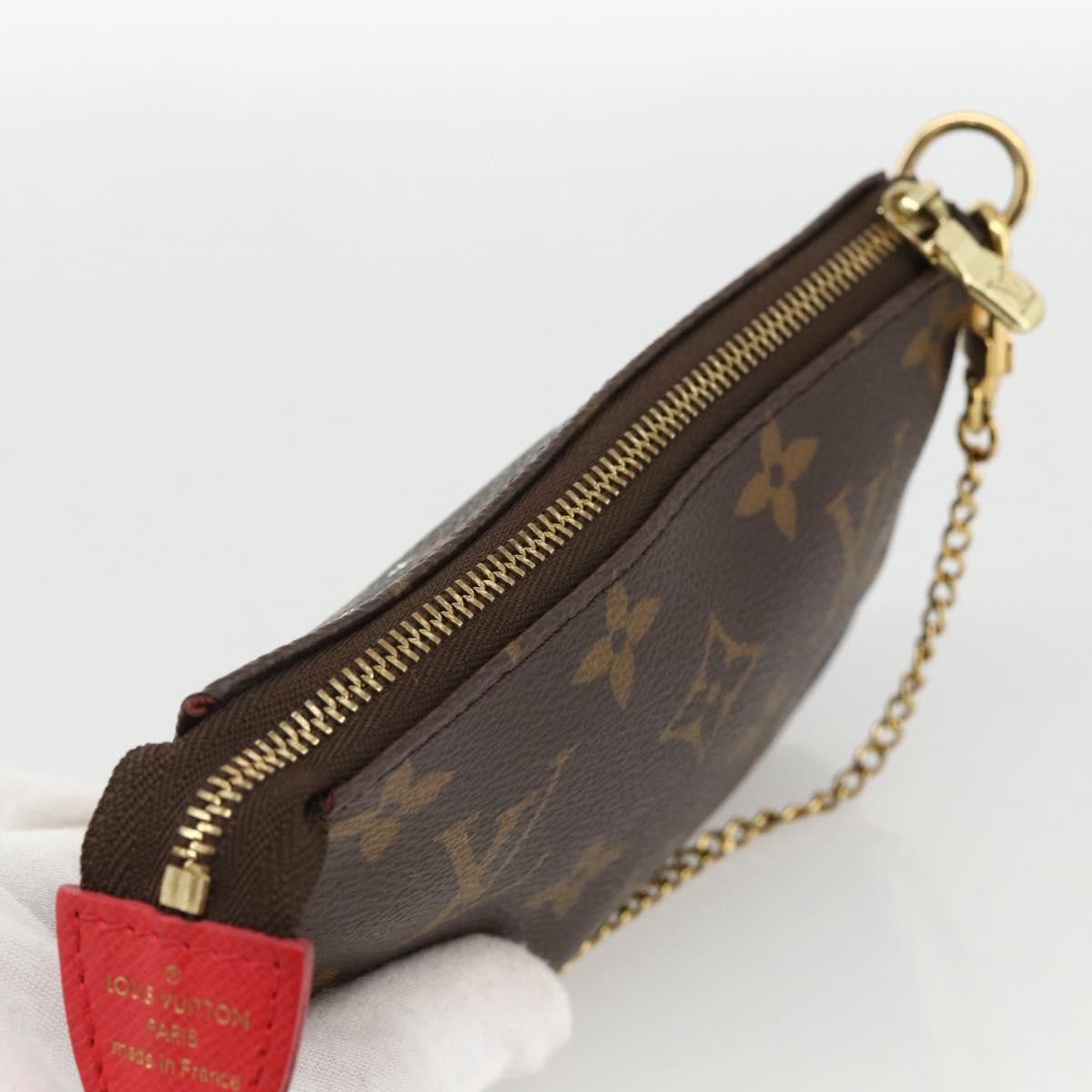LOUIS VUITTON Monogram Vivienne Mini Pochette Accessoires M80863 Auth 167032SM