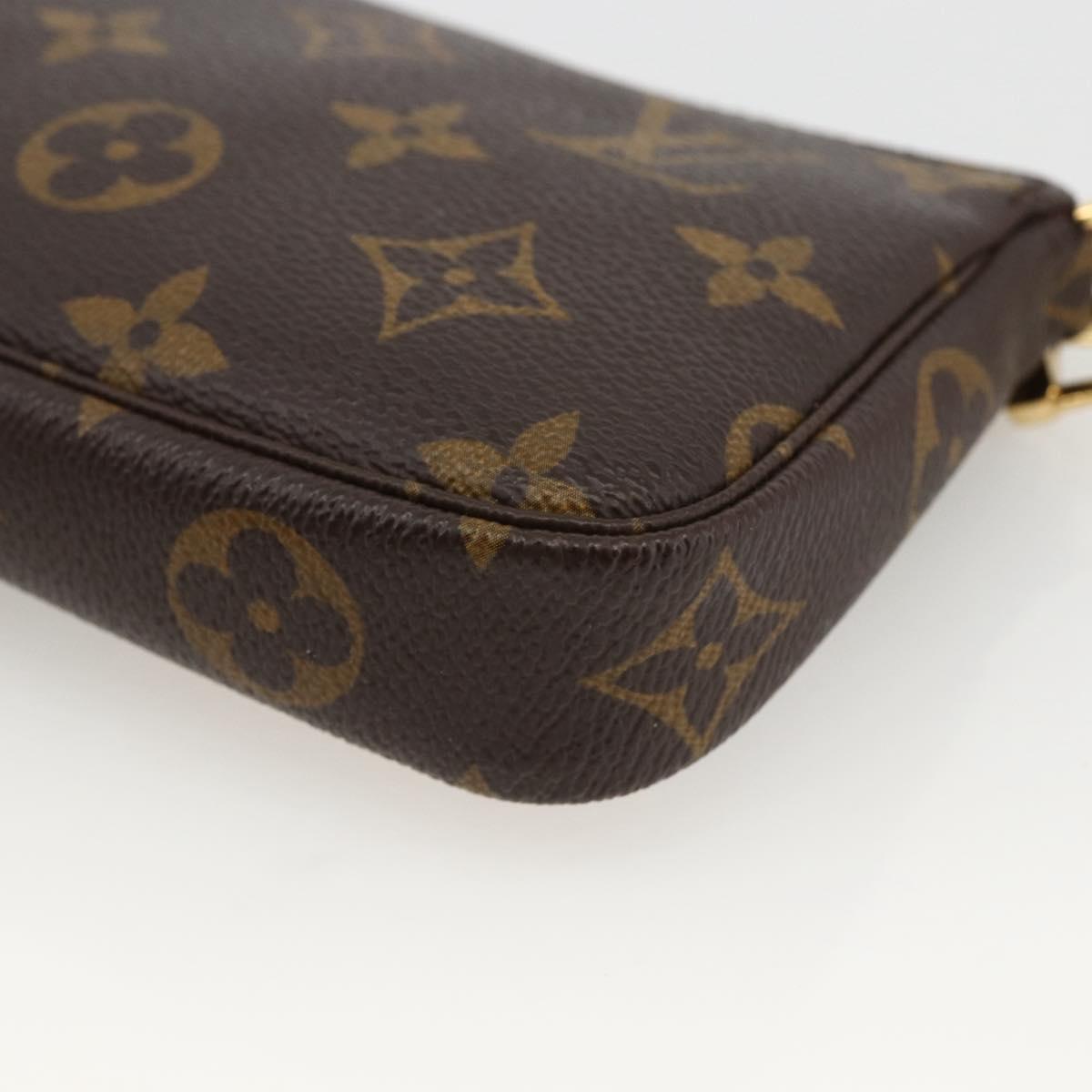 LOUIS VUITTON Monogram Vivienne Mini Pochette Accessoires M81637 Auth 167034SM