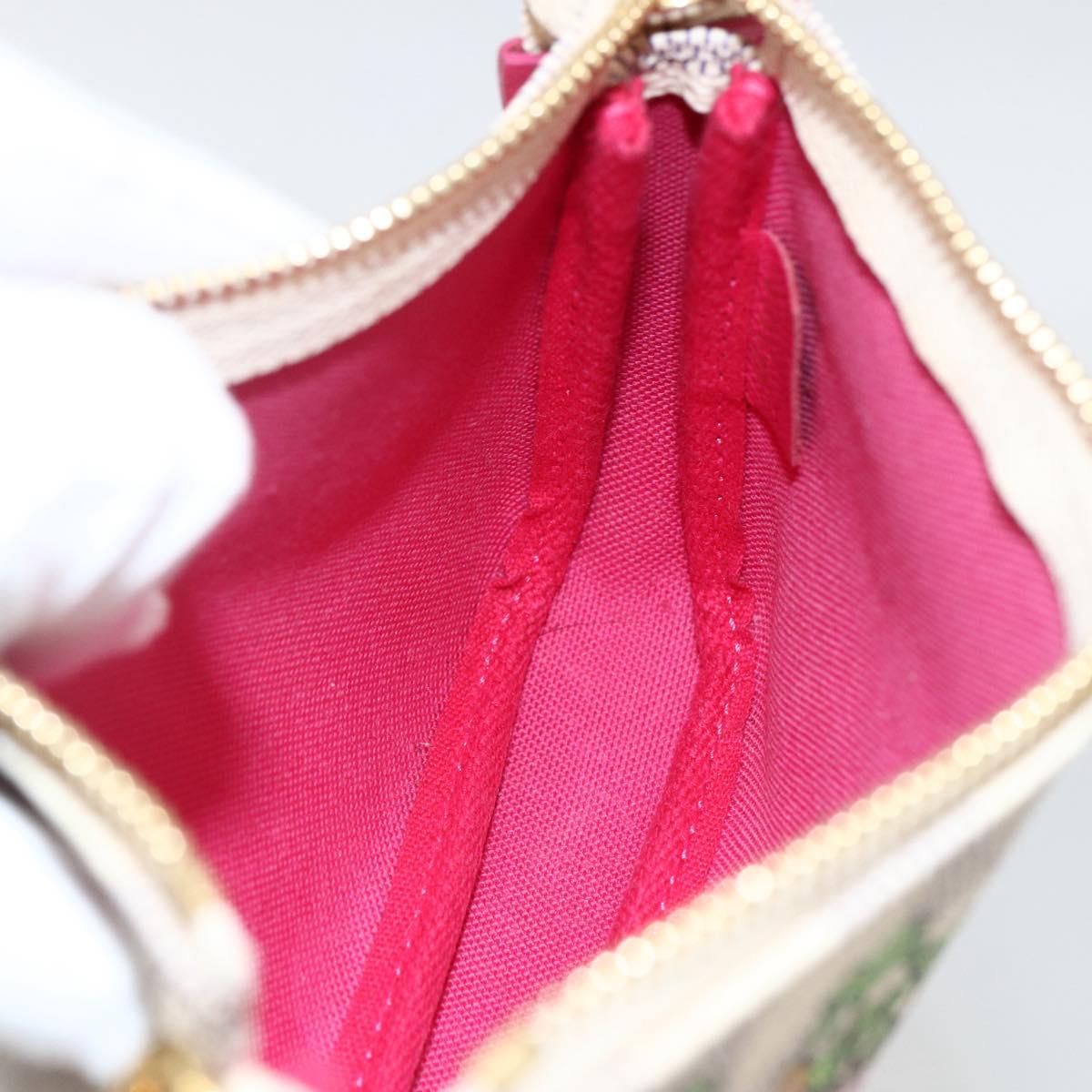 LOUIS VUITTON Azur Vivienne Mini Pochette Accessoires N60487 LV Auth 167035SM