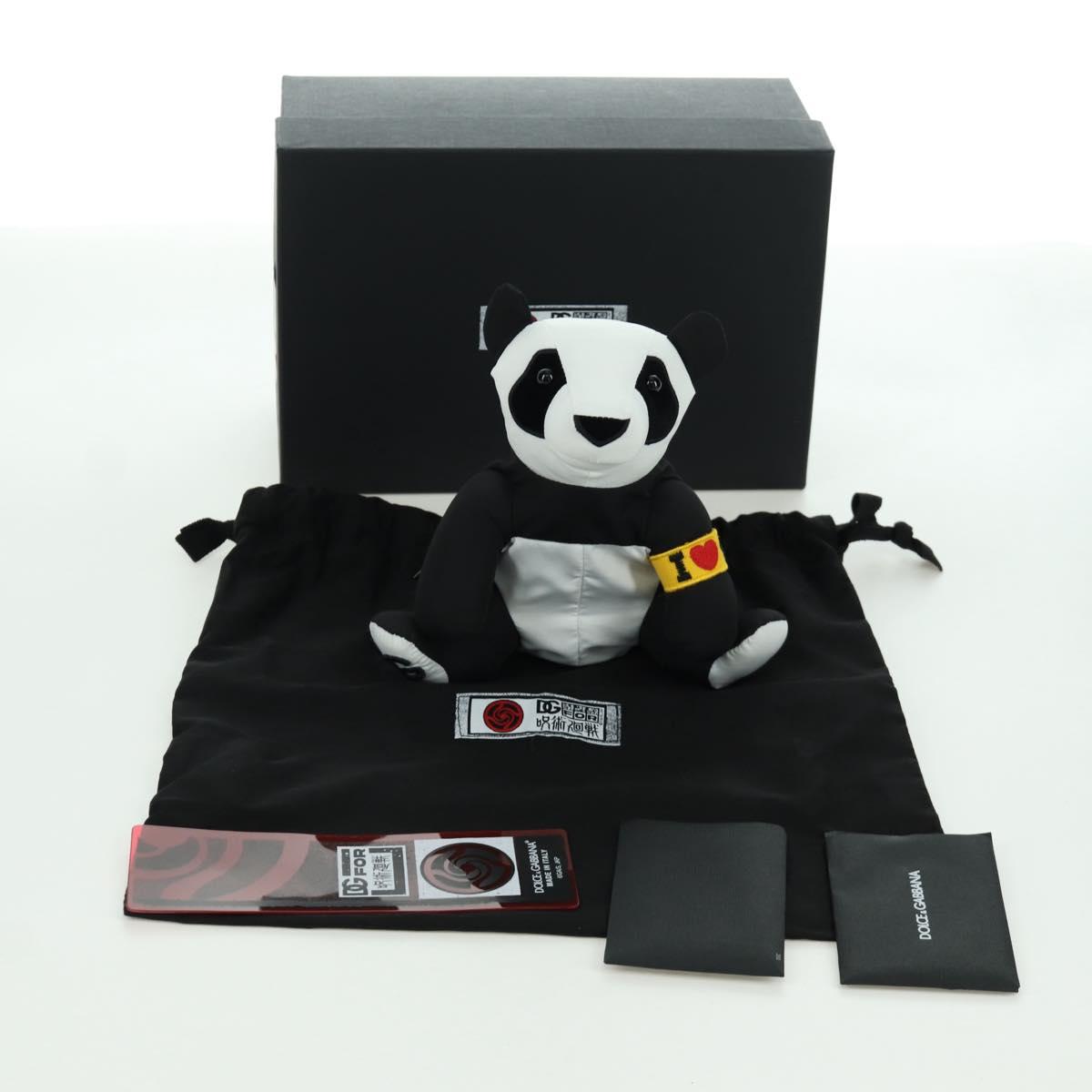 DOLCE&GABBANA D&G x Jujutsu Kaisen Eco Bag Panda Bag Nylon Black Auth 167051SM