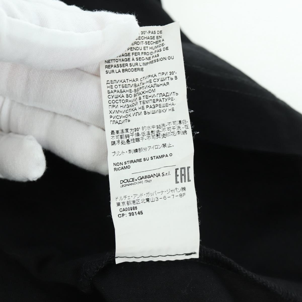 DOLCE&GABBANA D&G x Jujutsu Kaisen Panda T Shirt Cotton Black Auth 167061SM