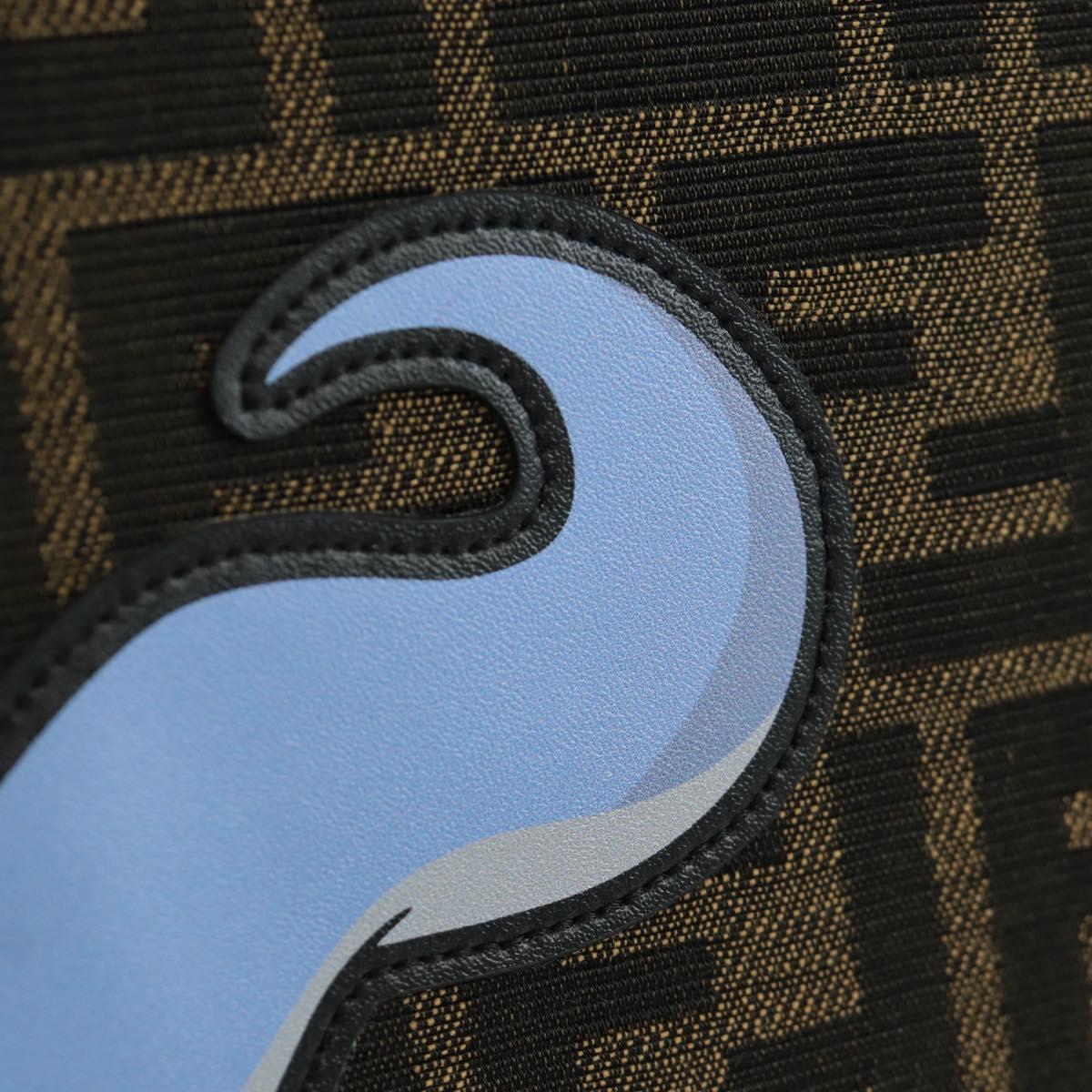 FENDI x FRGMT x POKÉMON Zucca Peek A Boo Dratini Bag 2way Brown Auth 167065SM