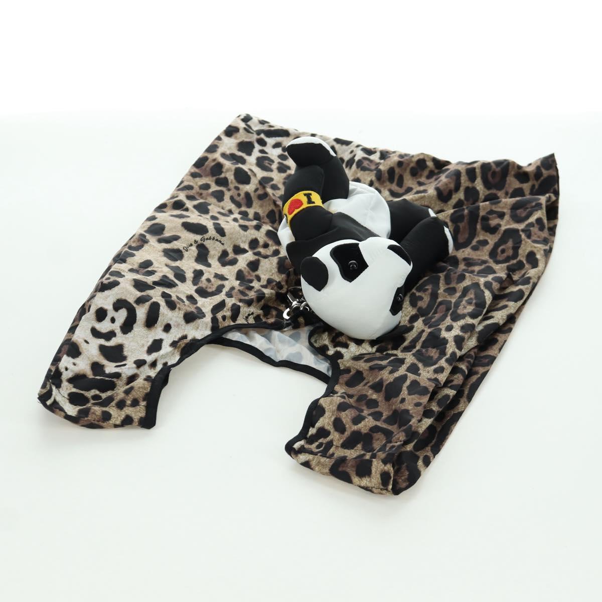 DOLCE&GABBANA D&G x Jujutsu Kaisen Leopard Pattern Eco Panda Nylon Auth 167066SM